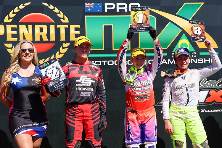 Taylah McCutcheon made it to the top step over the weekend | PHOTO: ID MEDIA GROUP